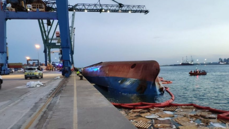Trabajadores cristianos se solidarizan con la tripulación del Nazmiye Ana
