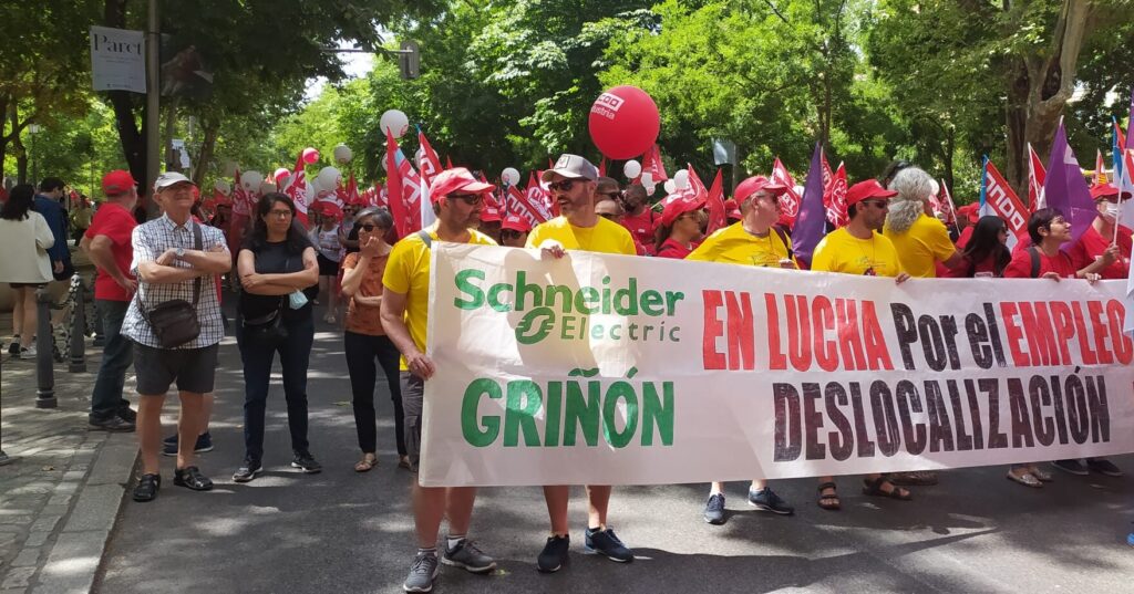 Trabajadores cristianos apoyan a los trabajadores de Schneider