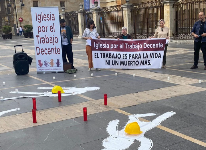 Iglesia por el Trabajo Decente de Cartagena convoca una concentración en memoria de las víctimas de siniestros laborales