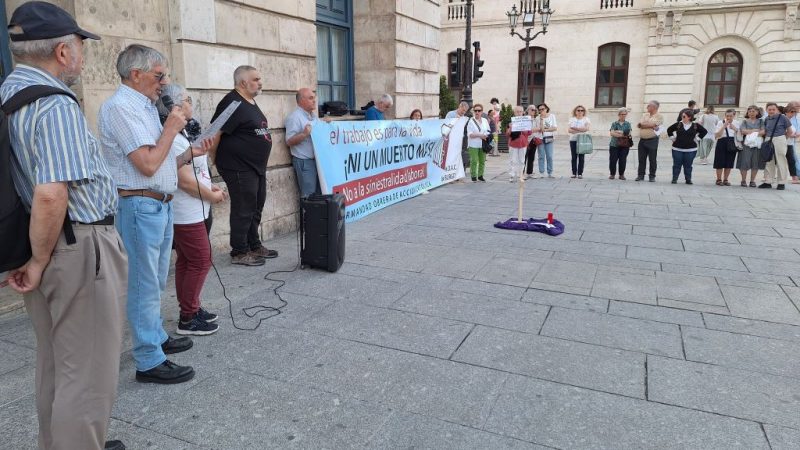 Trabajadores cristianos de Burgos convocan una concentración por las últimas víctimas de la siniestralidad laboral