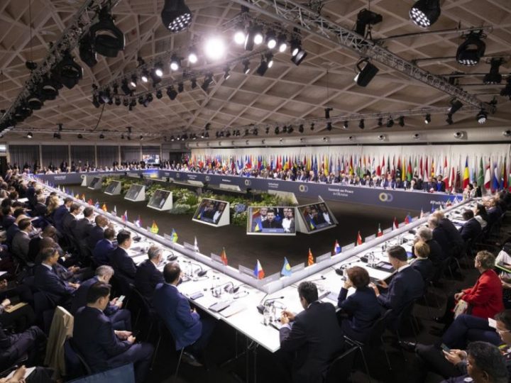 Conferencia para la paz en Ucrania: Un paso diplomático debilitado por las grandes ausencias