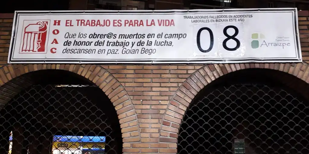 Trabajadores cristianos de Bilbao y Plasencia expresan su solidaridad con las víctimas del trabajo