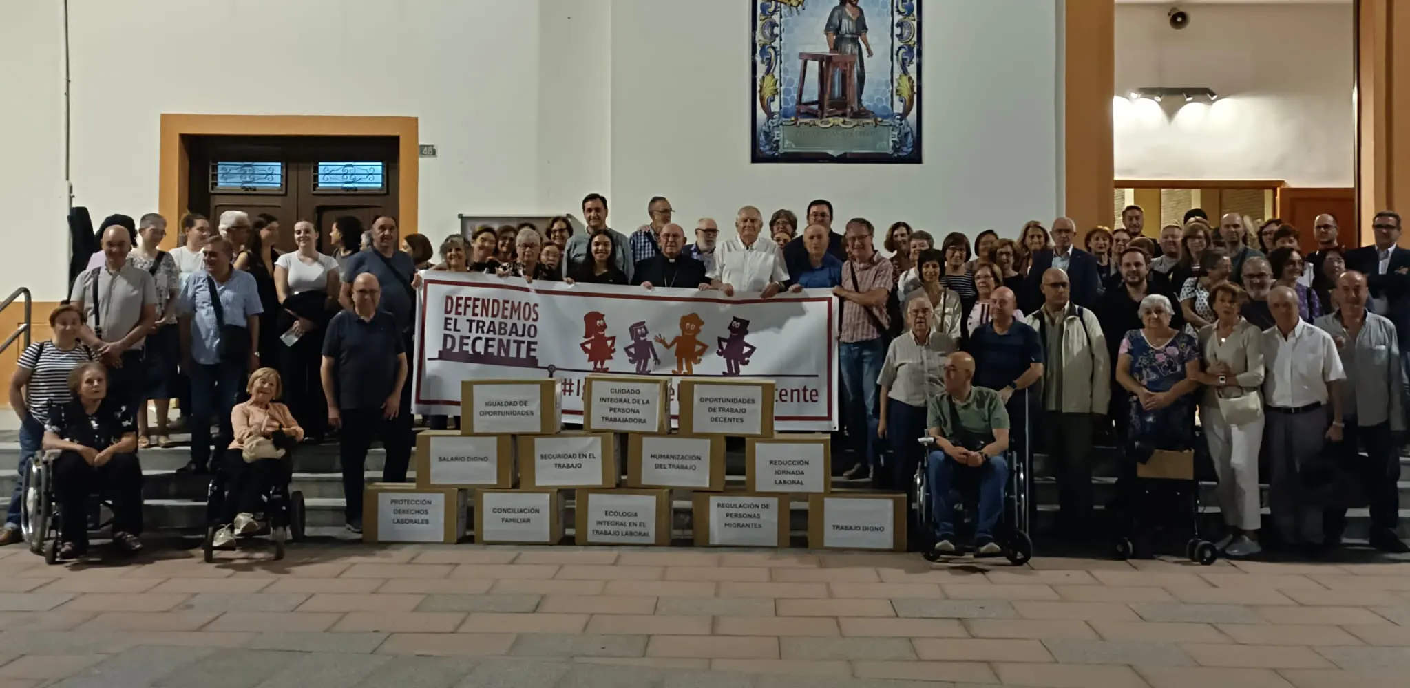 Presentación de la iniciativa Iglesia por el trabajo decente en la Vall d’Uixó