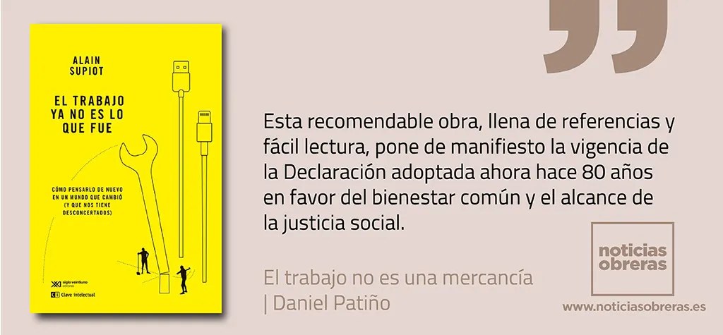 El trabajo no es una mercancía