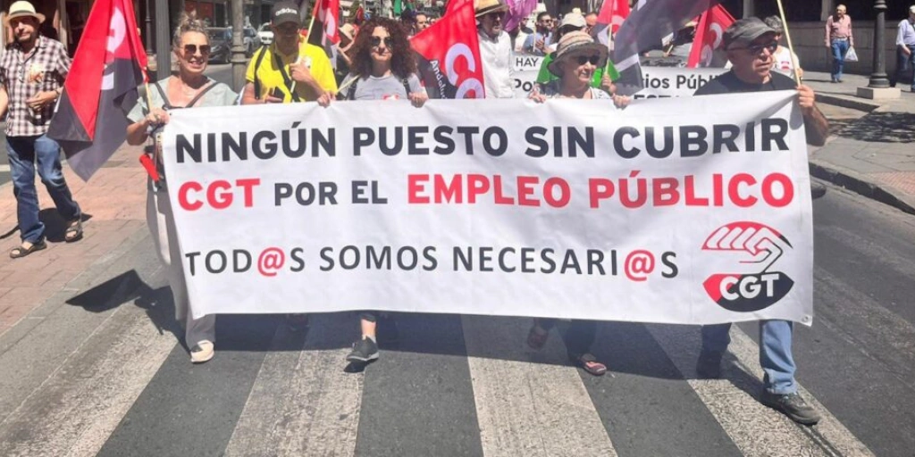 Manifestación sindical en Madrid por la estabilidad del empleo público