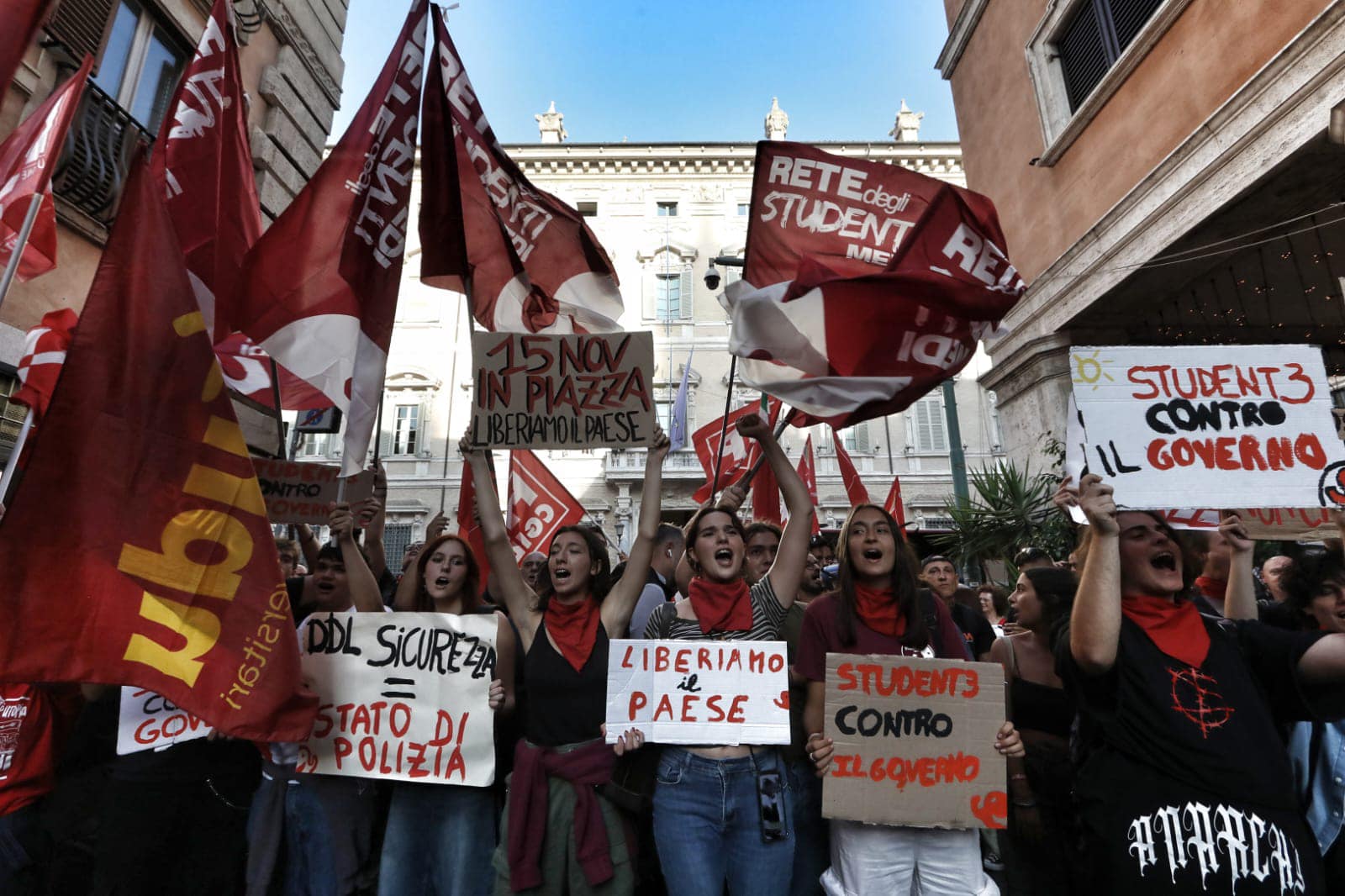 El Gobierno Meloni criminaliza la protesta social