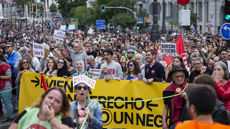 El movimiento por la vivienda de Madrid denuncia la inacción de las Administraciones