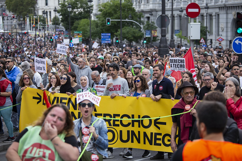 Cádiz, Málaga y Sevilla se echan a la calle este 9N por el derecho a la vivienda
