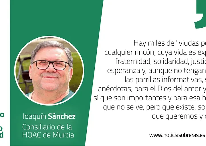 La viuda del Evangelio, los millonarios y la DANA