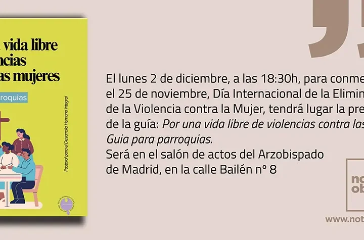 Presentación de la guía para parroquias “Por una vida libre de violencias contra las mujeres”