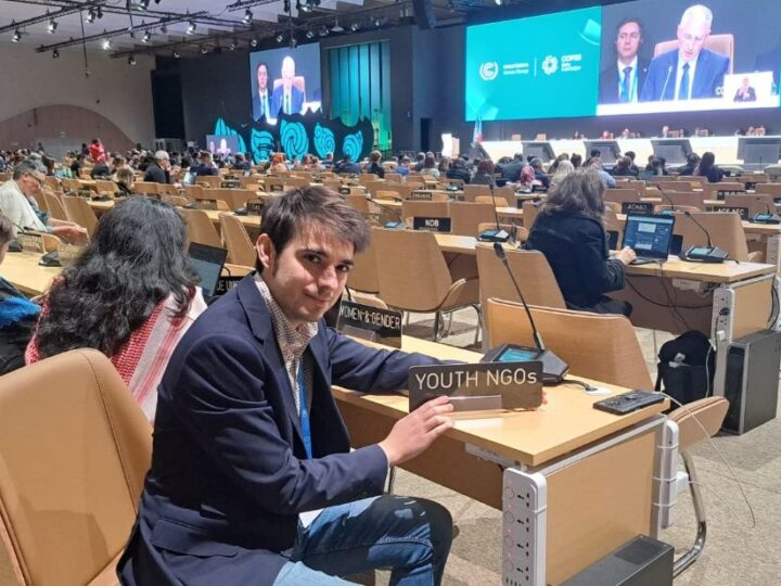 Marc Collado, desde la #COP29: “Mucha gente joven ha decidido que su lucha es contra la crisis climática y estoy convencido de que la vamos a ganar”