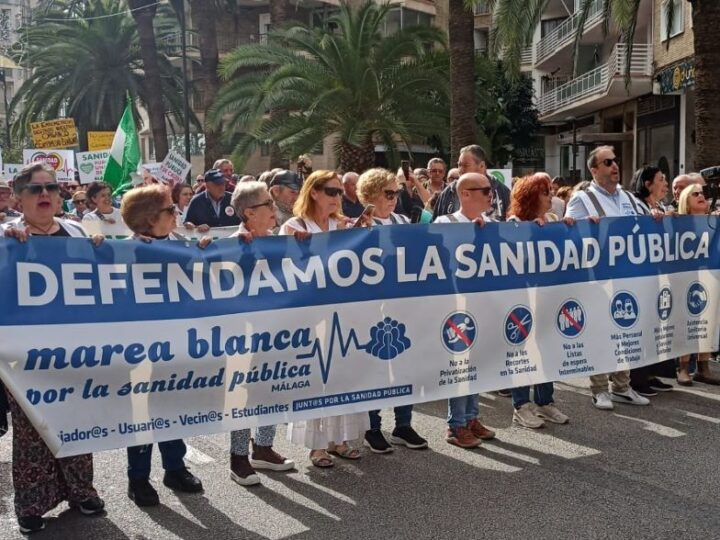 Trabajadores cristianos se unen a las manifestaciones andaluzas por la sanidad pública