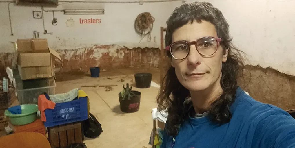 Tere Estruch, afectada por la dana de Valencia: «El montón de voluntarios y voluntarias fue un subidón de energía»