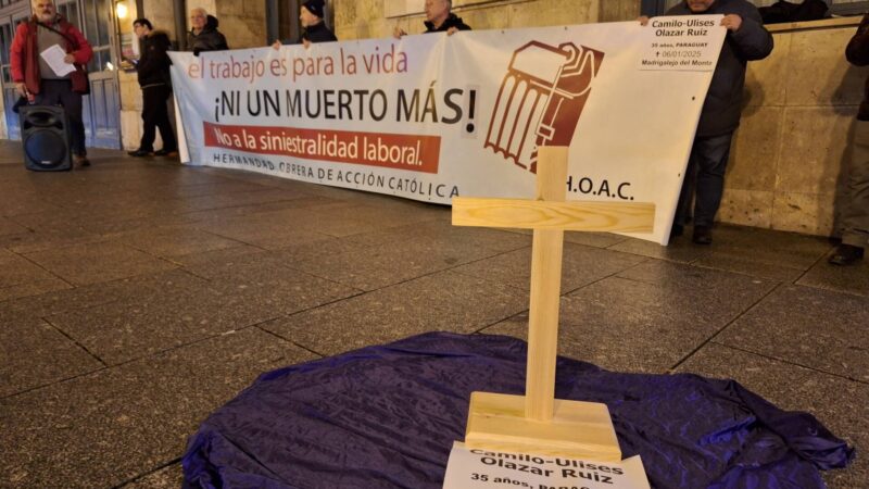 Trabajadoras y trabajadores cristianos convocan una concentración en Burgos contra la siniestralidad laboral