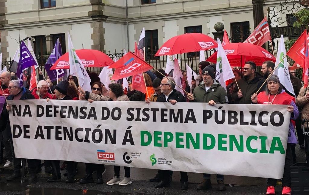 Protesta en Galicia contra la reforma de la dependencia: “Es dejar a la gente abandonada a su suerte por 400 euros”