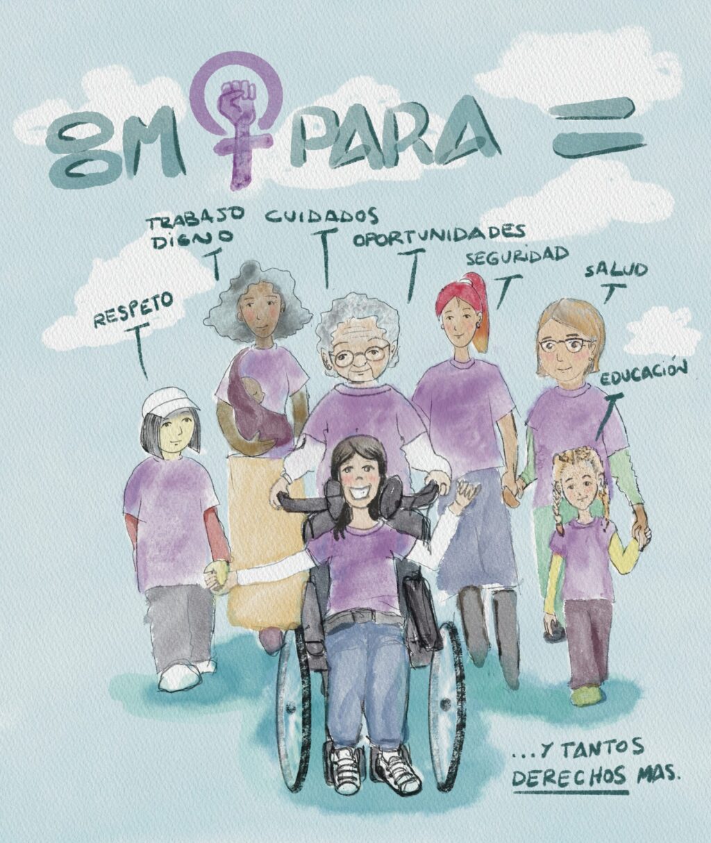 #8M2025 luchar para la igualdad
