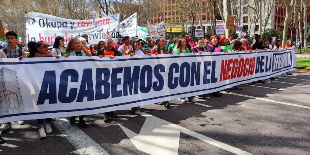 Clamor por el derecho a la vivienda y en contra de la especulación inmobiliaria