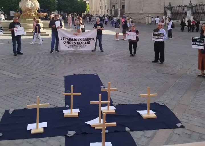 La siniestralidad laboral se cobra la vida de 624 personas trabajadoras en los diez primeros meses de este año