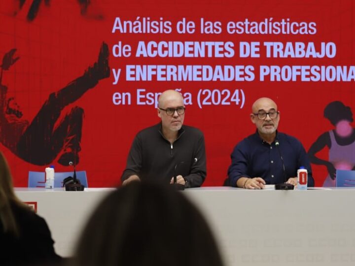 Sordo (CCOO) eleva el tono contra la siniestralidad laboral y urge al Gobierno a acelerar la negociación para cambiar la legislación