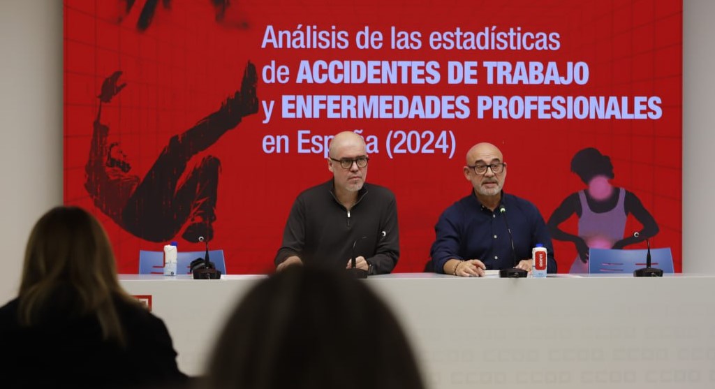 Sordo (CCOO) eleva el tono contra la siniestralidad laboral y urge al Gobierno a acelerar la negociación para cambiar la legislación