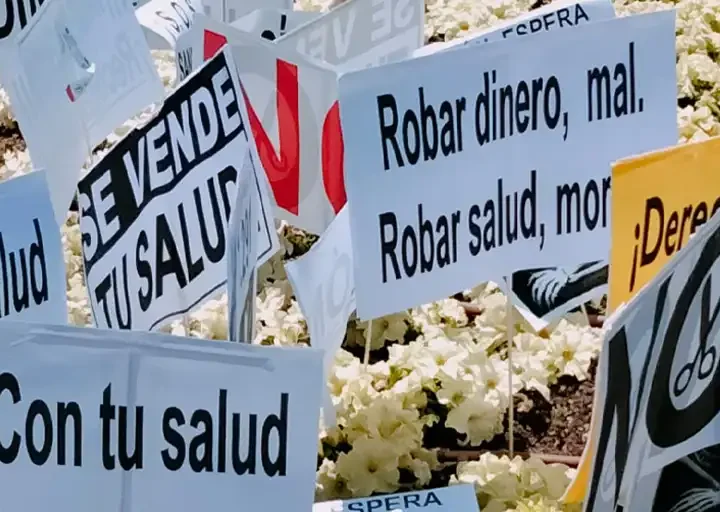 Trabajadoras y trabajadores cristianos en la manifestación de Madrid en defensa de la sanidad pública