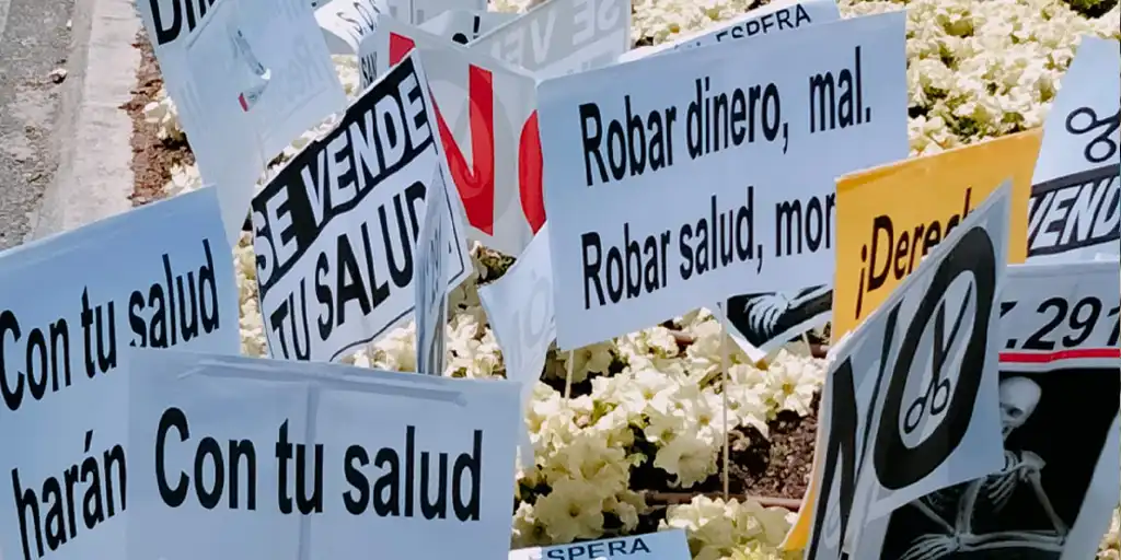Trabajadoras y trabajadores cristianos en la manifestación de Madrid en defensa de la sanidad pública