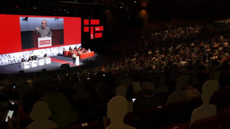 El congreso de CCOO arranca este jueves en plena crisis política y extrema polarización