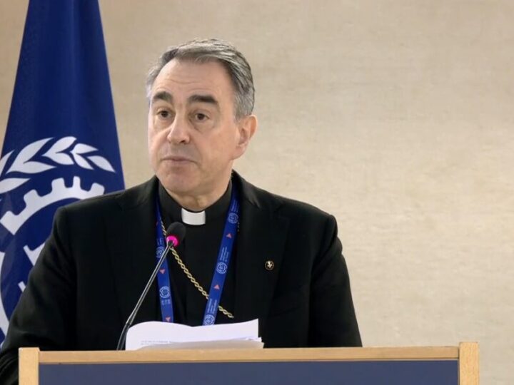 El nuncio de la Santa Sede en la OIT advierte del impacto de la IA, el cambio climático y la informalidad en la dignidad del trabajo