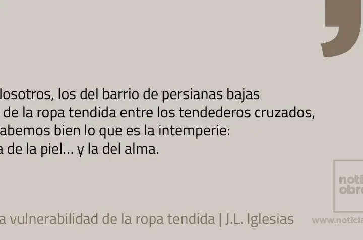 La vulnerabilidad de la ropa tendida