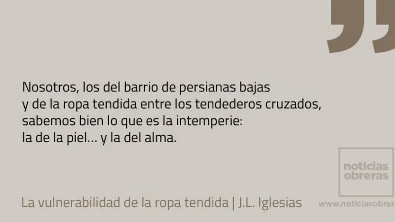 La vulnerabilidad de la ropa tendida