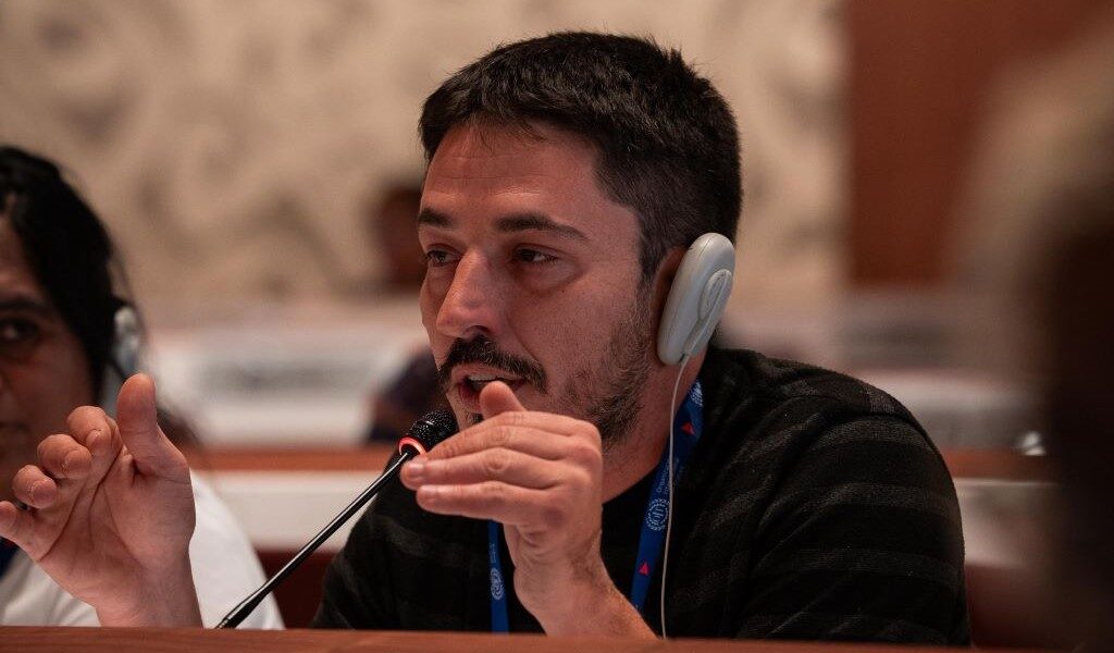 Nicolás Caropresi, referente de la economía popular de Argentina, desde la OIT: “Solo organizados podemos ser felices”