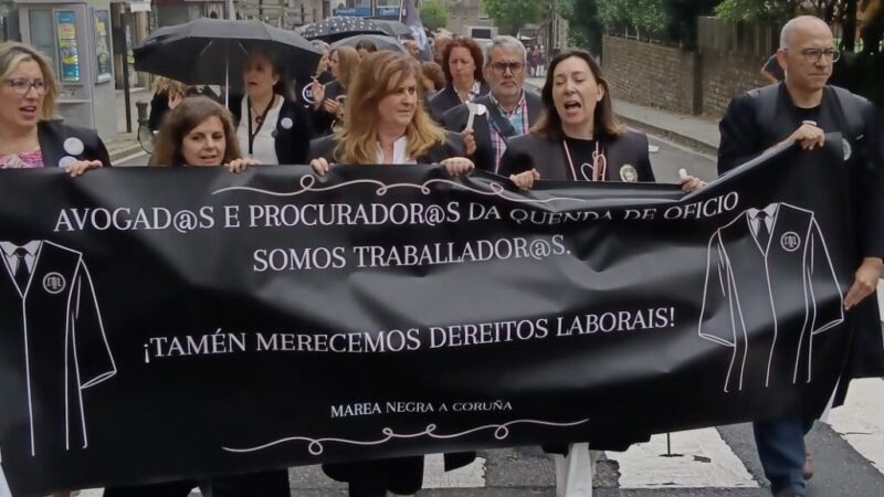 La abogacía del Turno de Oficio en huelga para reclamar derechos laborales básicos
