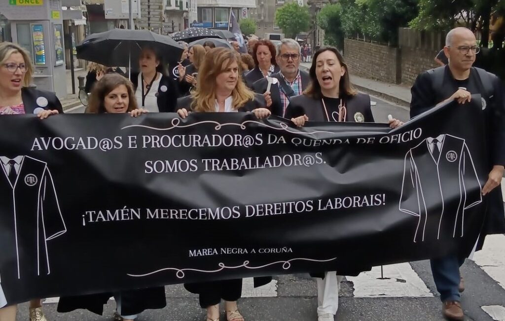 La abogacía del Turno de Oficio en huelga para reclamar derechos laborales básicos