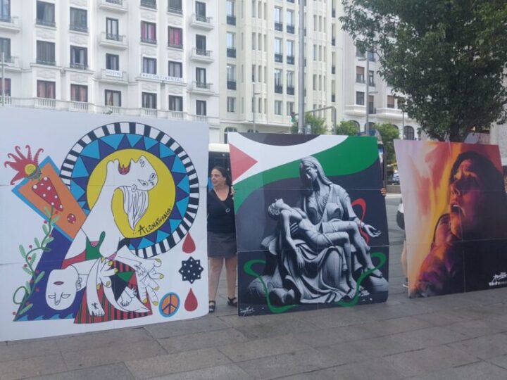La plataforma “Parar la guerra” se manifiesta “por la paz y por el fin del genocidio” en Gaza