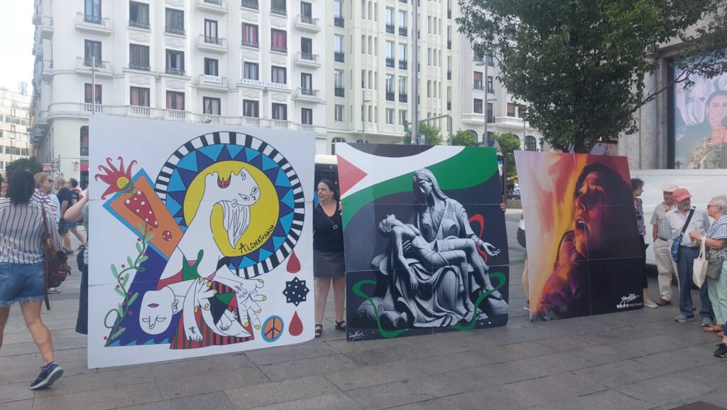La plataforma “Parar la guerra” se manifiesta “por la paz y por el fin del genocidio” en Gaza