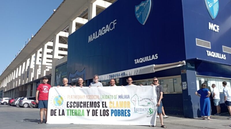 La Plataforma Ecosocial Laudato si’ Málaga continúa su campaña para reclamar inversiones ecosociales con fondos públicos