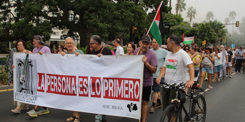 Llamada a secundar las iniciativas no violentas por la paz en Palestina