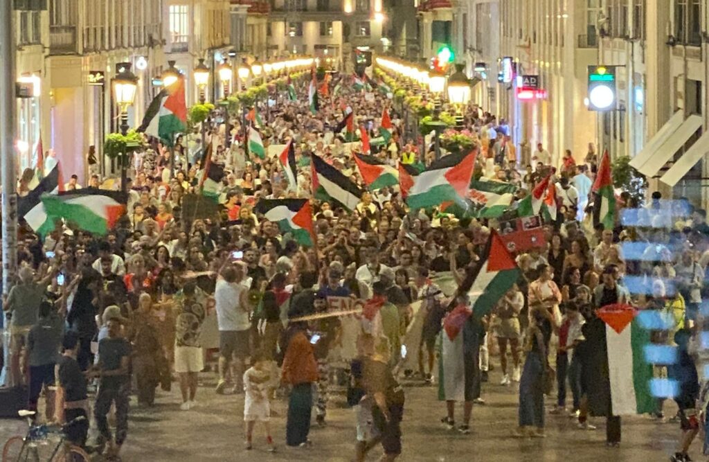 Málaga se moviliza contra el genocidio palestino y la indiferencia internacional