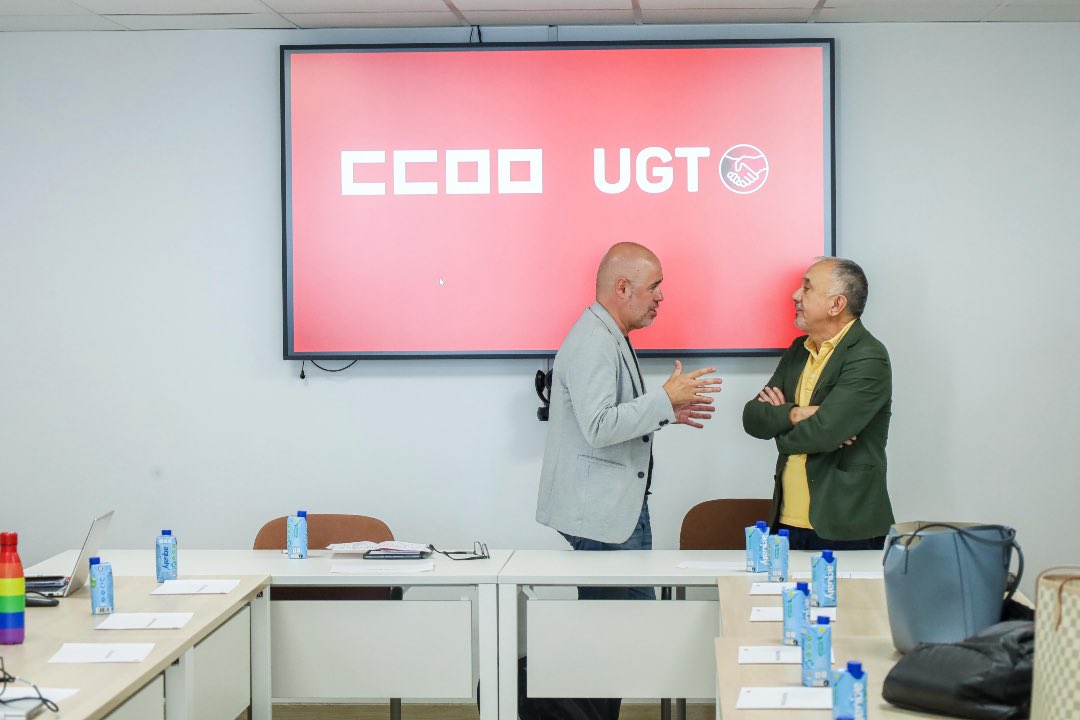 CCOO y UGT refuerzan su unidad de acción y ponen el foco en jornada, SMI, vivienda, servicios públicos y emergencia climática