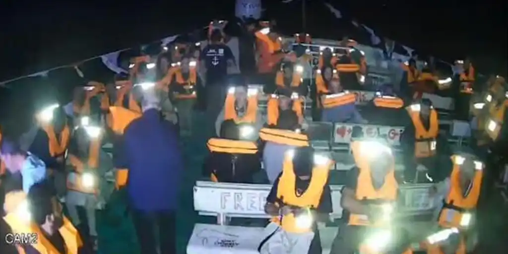 Concentración ante la embajada de Israel por un nuevo asalto a la flotilla que salió de Italia