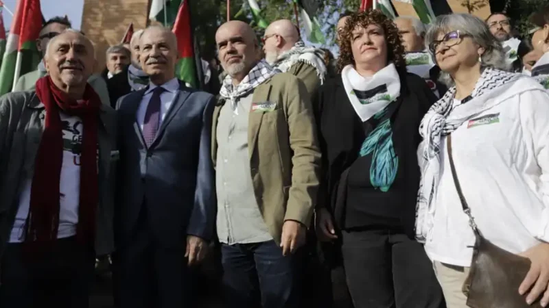 Sindicatos y movimiento sociales salen a las calles para que la tregua en Gaza avance hacia la paz y la justicia