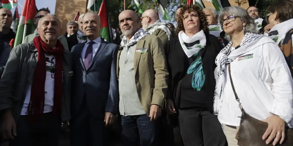 Sindicatos y movimiento sociales salen a las calles para que la tregua en Gaza avance hacia la paz y la justicia