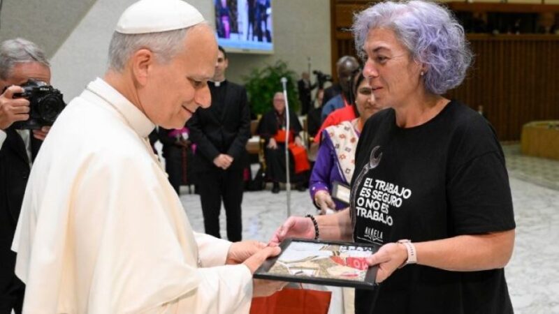 La voz de las víctimas de la siniestralidad laboral se amplifica tras su participación en el encuentro con el papa León XIV