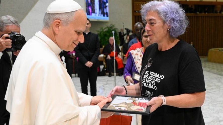 La voz de las víctimas de la siniestralidad laboral se amplifica tras su participación en el encuentro con el papa León XIV
