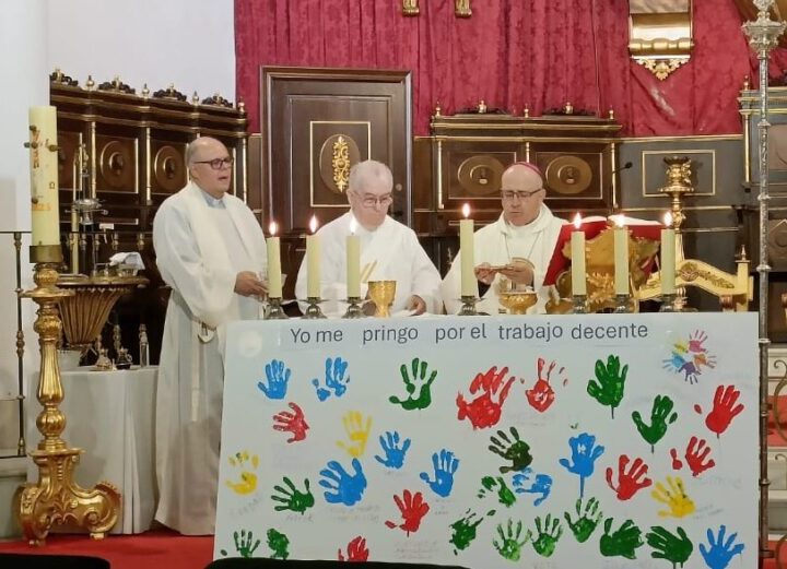 Santiago Gómez, obispo de Huelva: “La justicia social es evangélica y el trabajo decente es parte de ella”