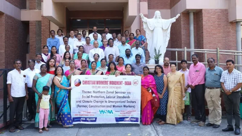 Trabajadoras y trabajadores cristianos se unen en todo el mundo para alzar la voz por un trabajo digno