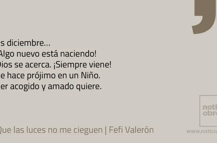 Que las luces no me cieguen