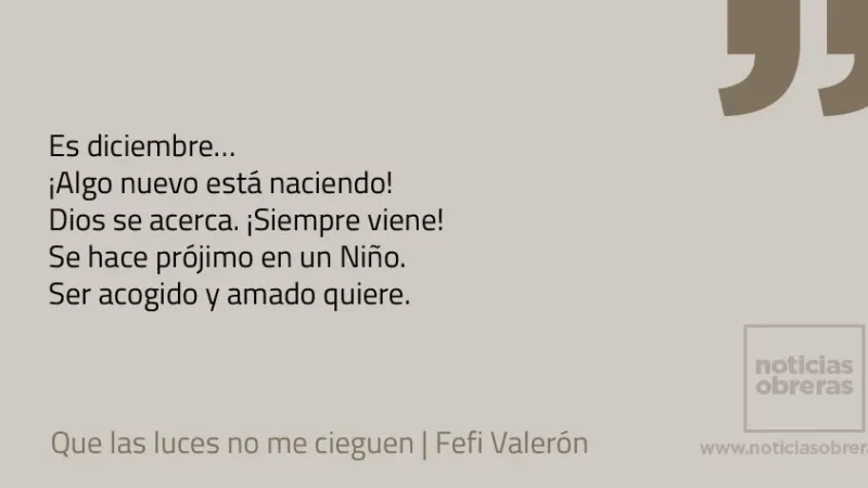 Que las luces no me cieguen