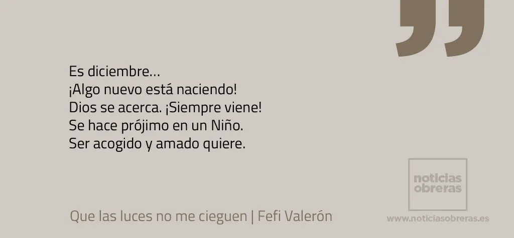 Que las luces no me cieguen