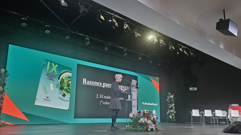 Remedios Zafra: ·La esperanza se activa también cuando decimos que las cosas pueden ser de otra manera”